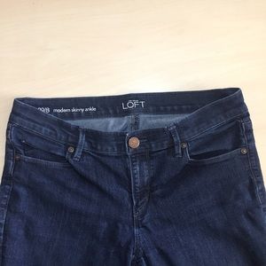 LOFT Modern Skinny Ankle Jeans