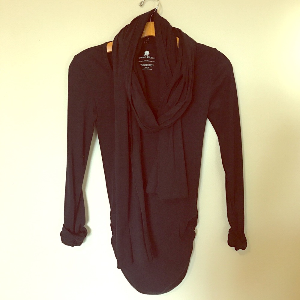 BR Heritage long Sleeve with Detachable scarf