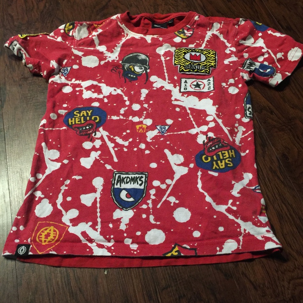 Boys Red Akademiks Shirt