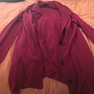 Maroon cardigan