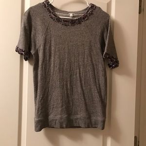 J crew Jeweled Sweater