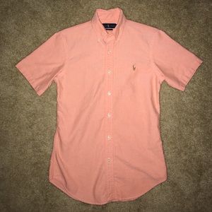 Ralph Lauren Short Sleeve Slim Fit Button Down