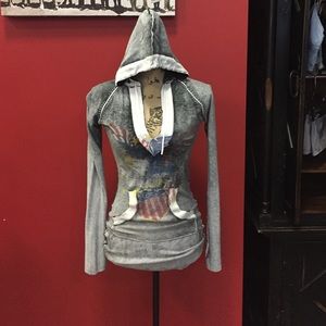 Reversible Affliction hoodie