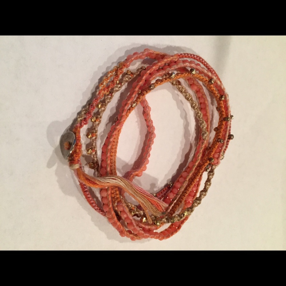Chan Luu beaded wrap bracelet