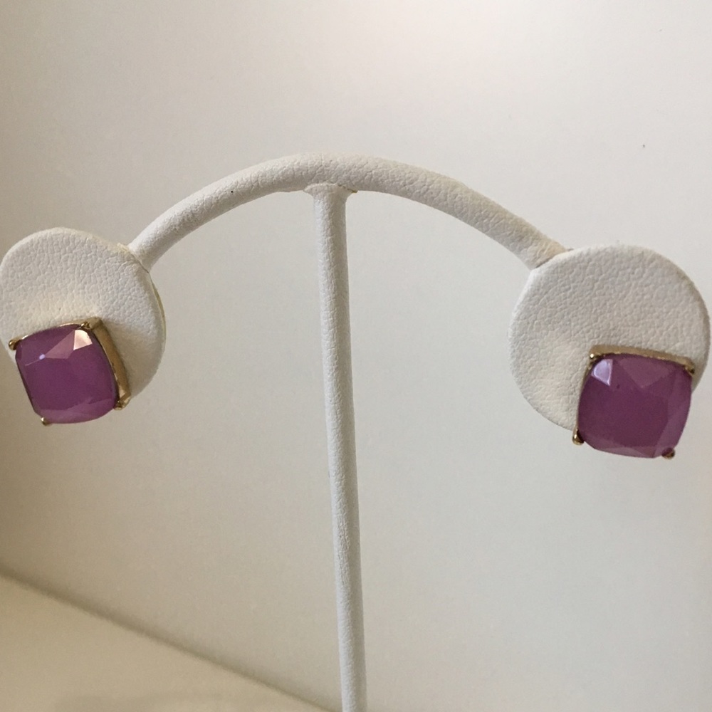 Purple stud Earrings