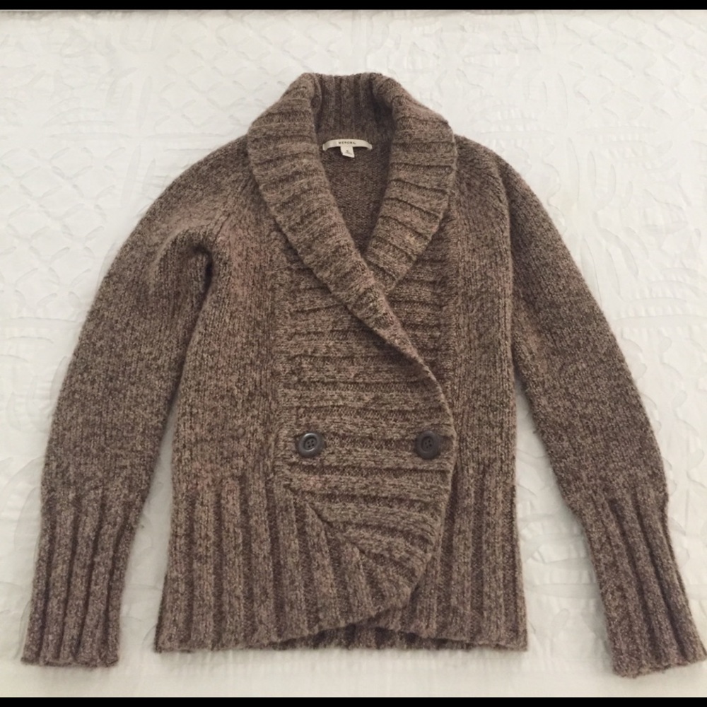 Shawl collar cardigan