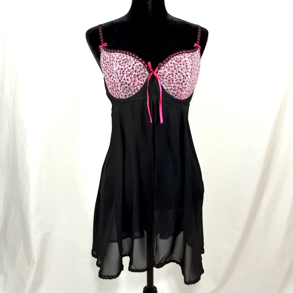 NWT Inner Secrets 2pc Flyaway Babydoll