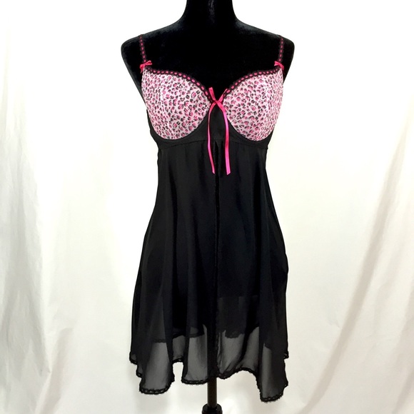 NWT Inner Secrets 2pc Flyaway Babydoll - Picture 1 of 3