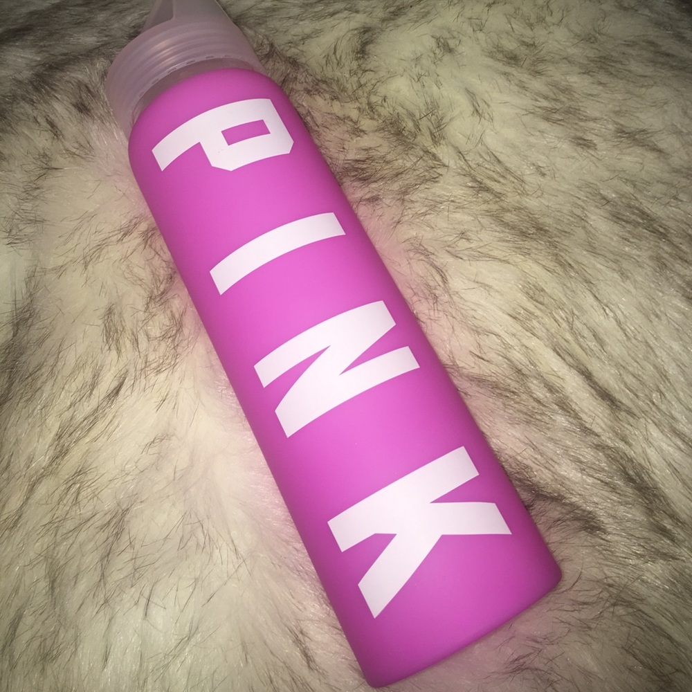 PINK Glass Water Bottle