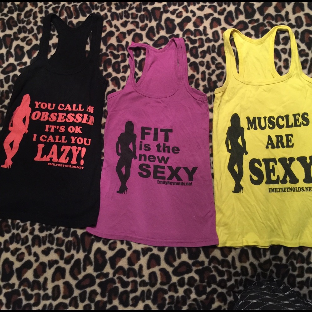 Inspirational fitness tank tops 💪🏾