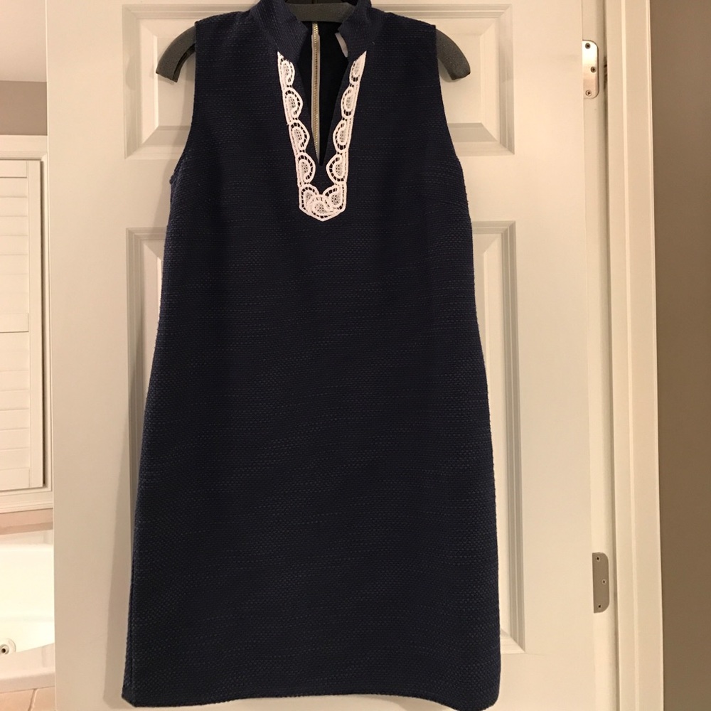 NWOT Sail to Sable navy and white tank dress
