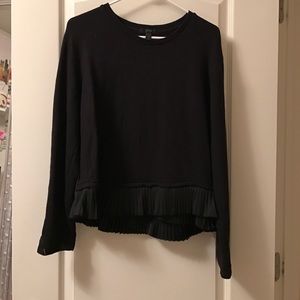 J Crew Ruffle Sweatshirt