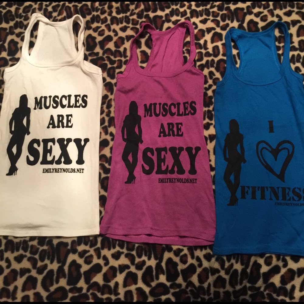 Inspirational fitness tank tops 💪🏾