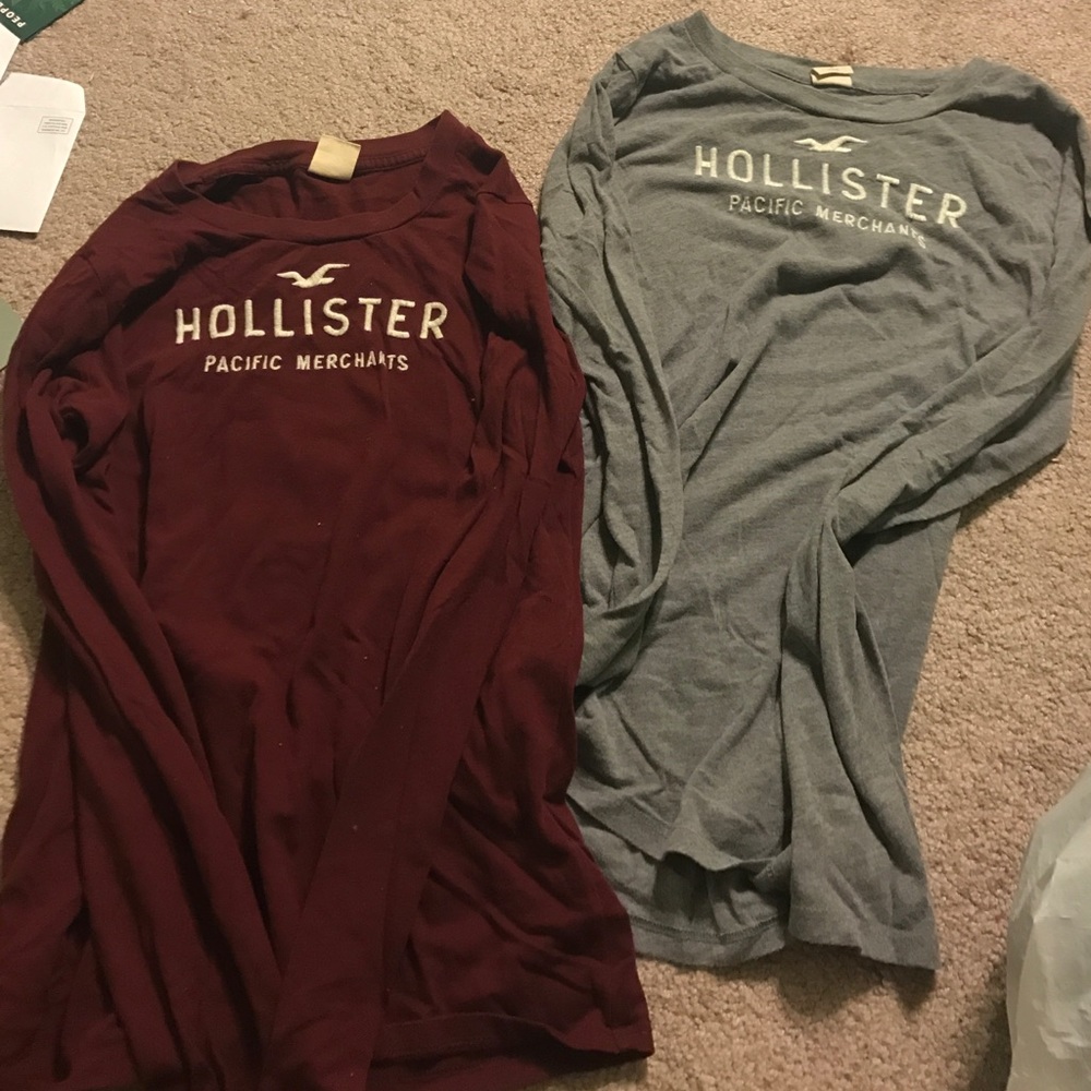 Two long sleeve shirts