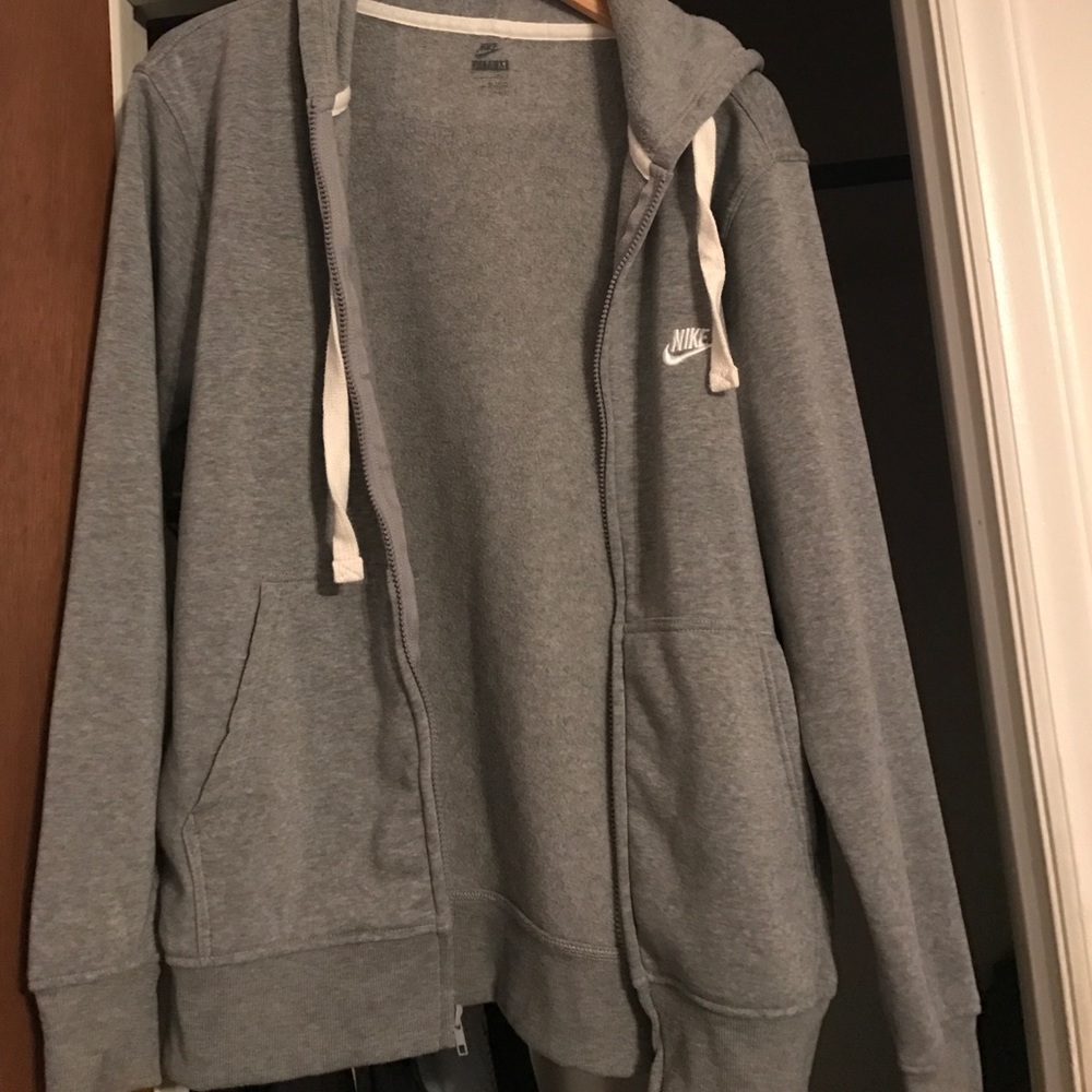 Grey Nike hoodie