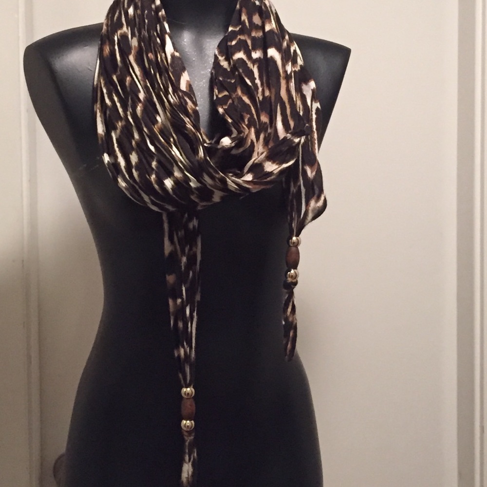Beaded scarf