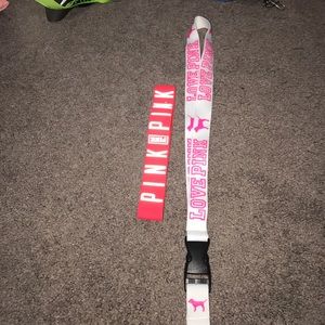 Victoria secrets head band and lanyard