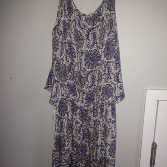 paisley peasant dress - Picture 2 of 4