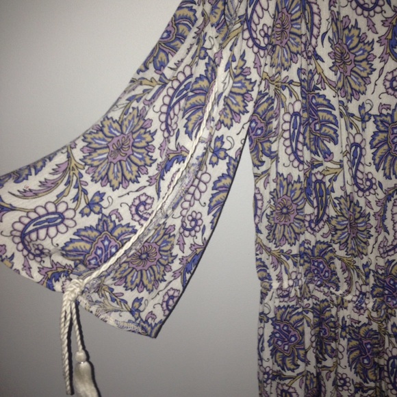 paisley peasant dress - Picture 3 of 4