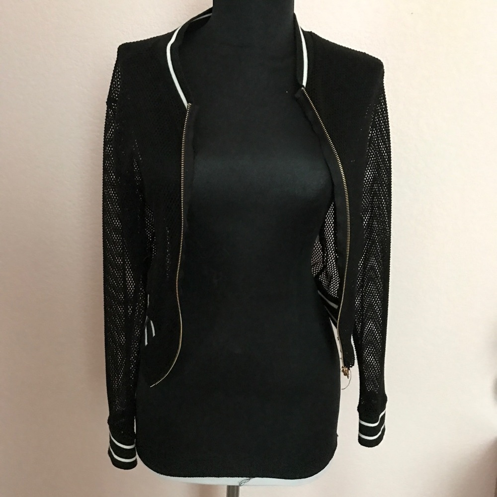 Black Mesh Jacket - image 1