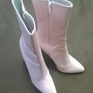 Pink booties gogo boots