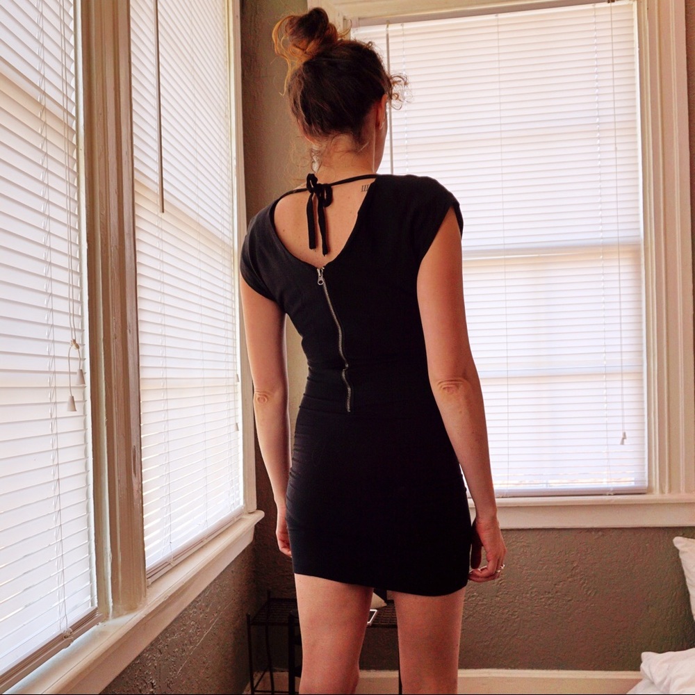 Black Jack Dress with zippers