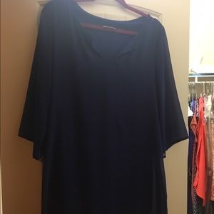 Blue shift dress