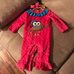 EUC 6-9 mo Mudpie outfit