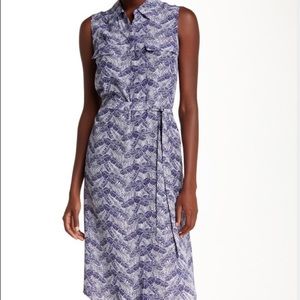 Equipment Tegan sleeveless shirt dress