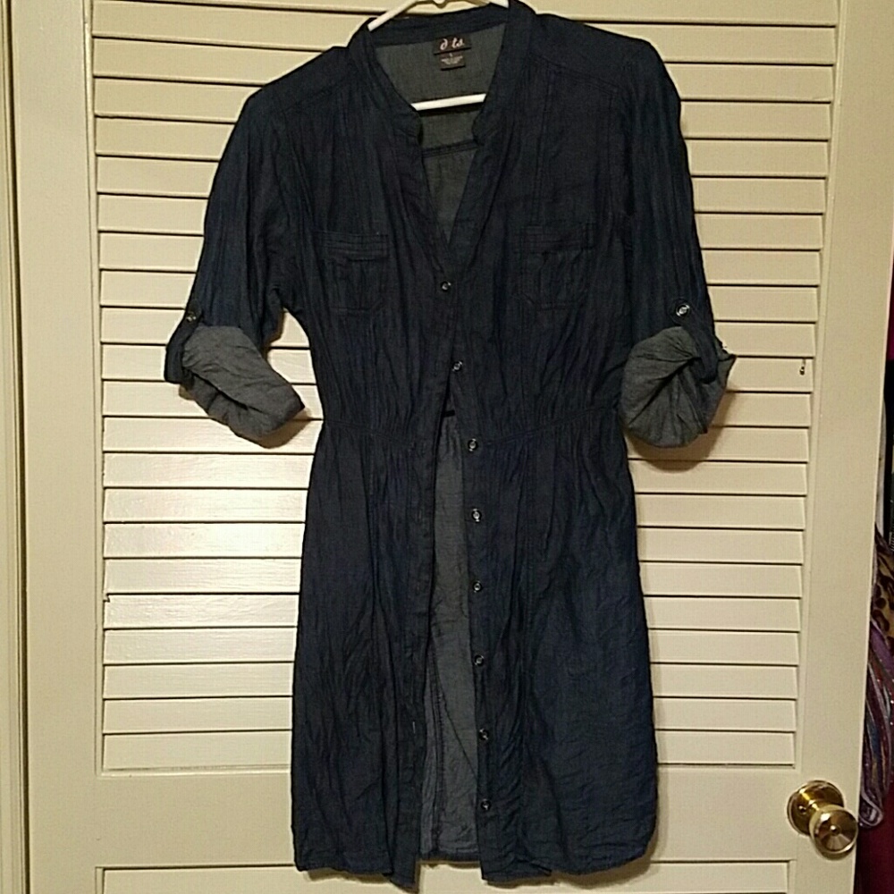 Make an offer - Denim button front dress