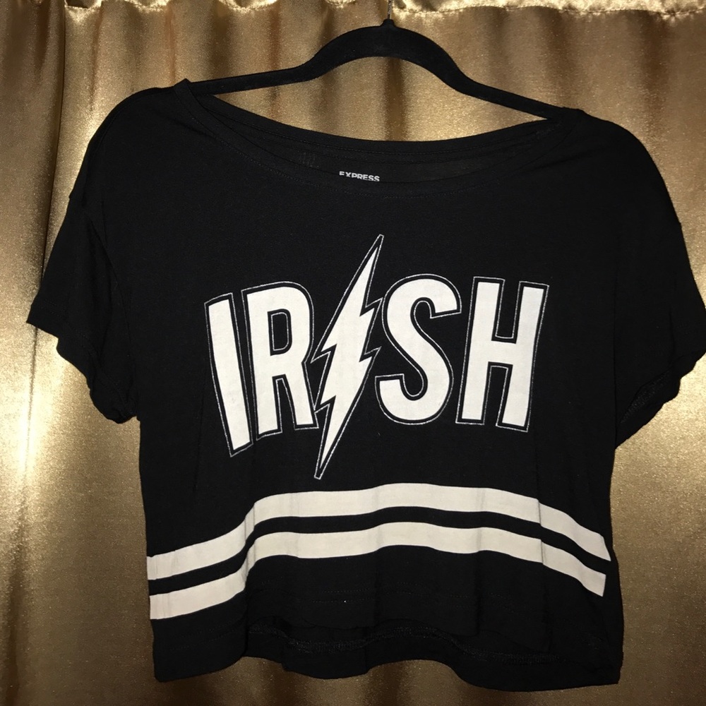 Express "Irish" Crop Top