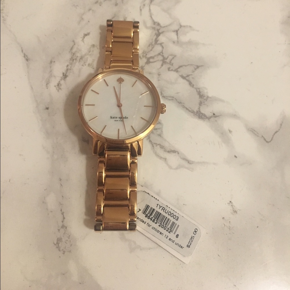 Kate Spade Rose Gold Watch with MOP Face