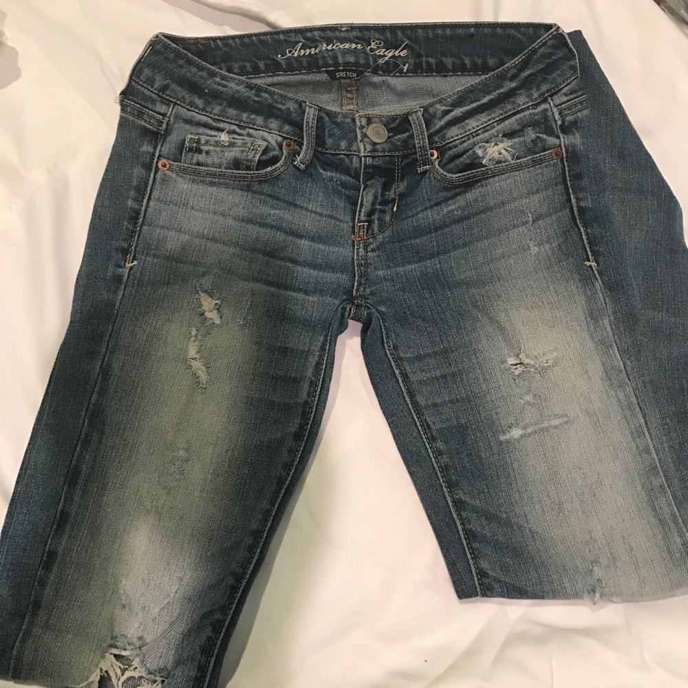 Only worn once! American Eagle jeans