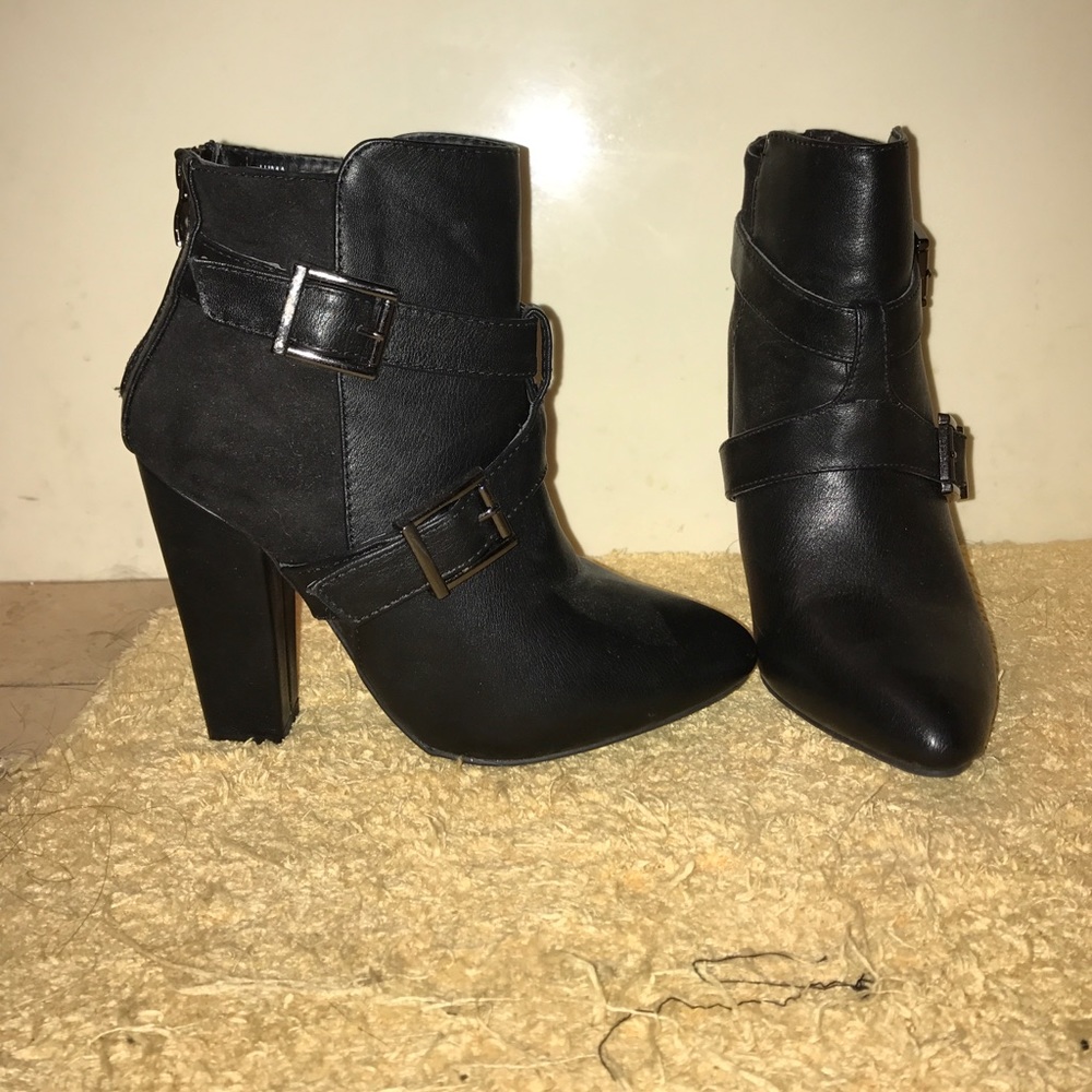 Black booties