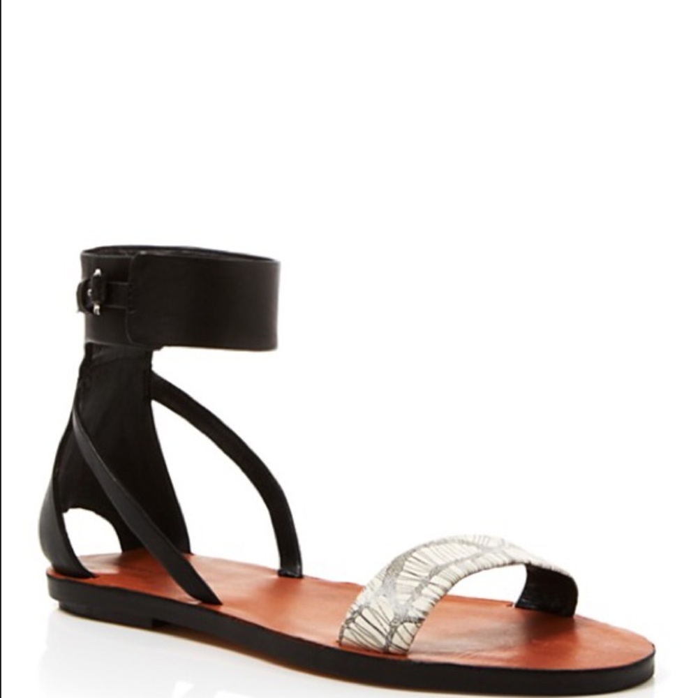 10 Crosby Derek Lam Open Toe Sandals - Pier - 8M