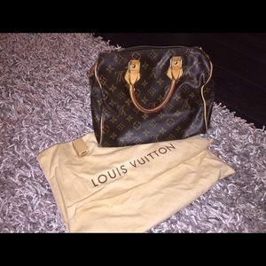 Authentic Louis Vuitton small speedy bag