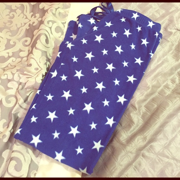 Adorable blue American themed soft sleep pants - Picture 1 of 3