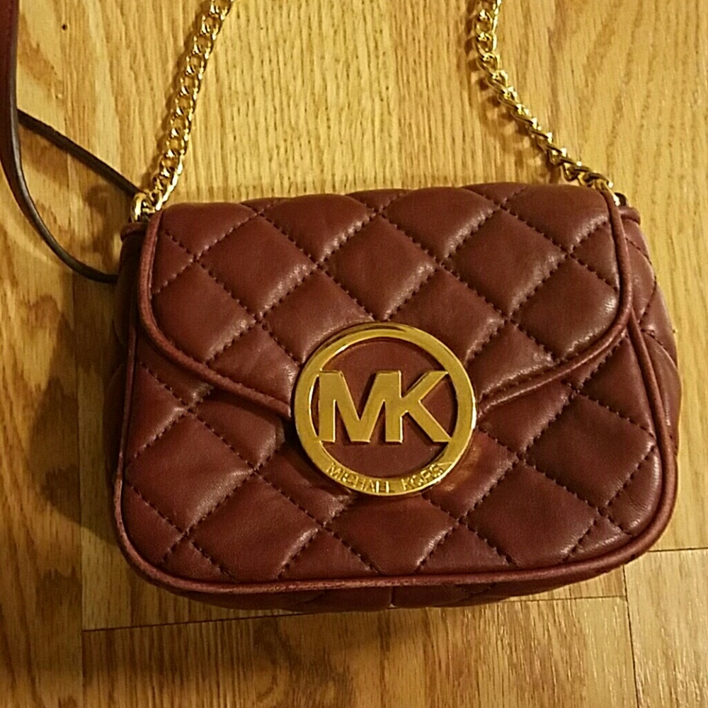 Burgundy/Merlot MK Crossbody
