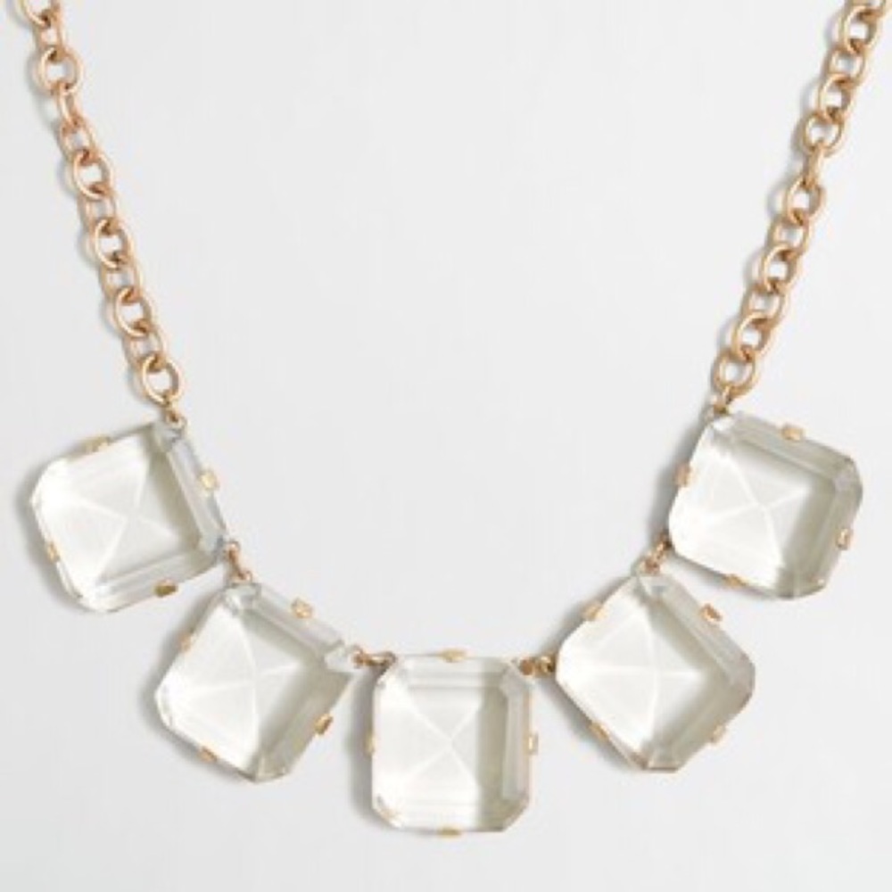 Crystal cube necklace
