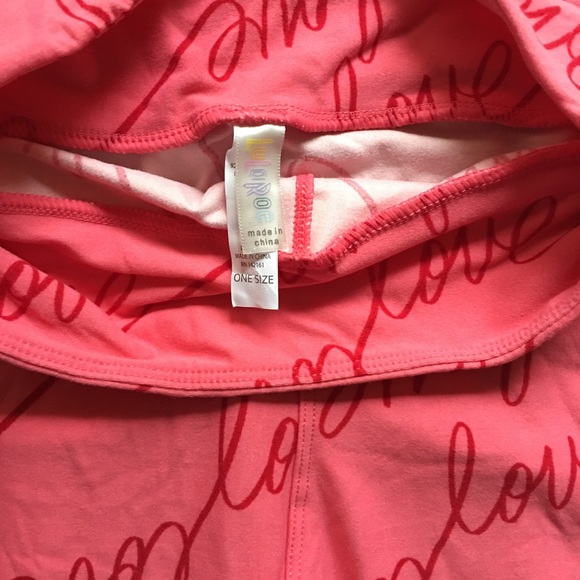 Valentines Day OS Leggings Lularoe - Picture 2 of 3