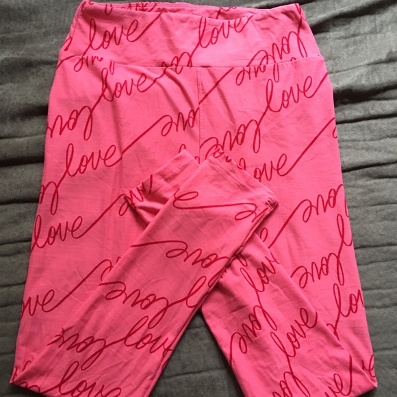 Valentines Day OS Leggings Lularoe - Picture 3 of 3
