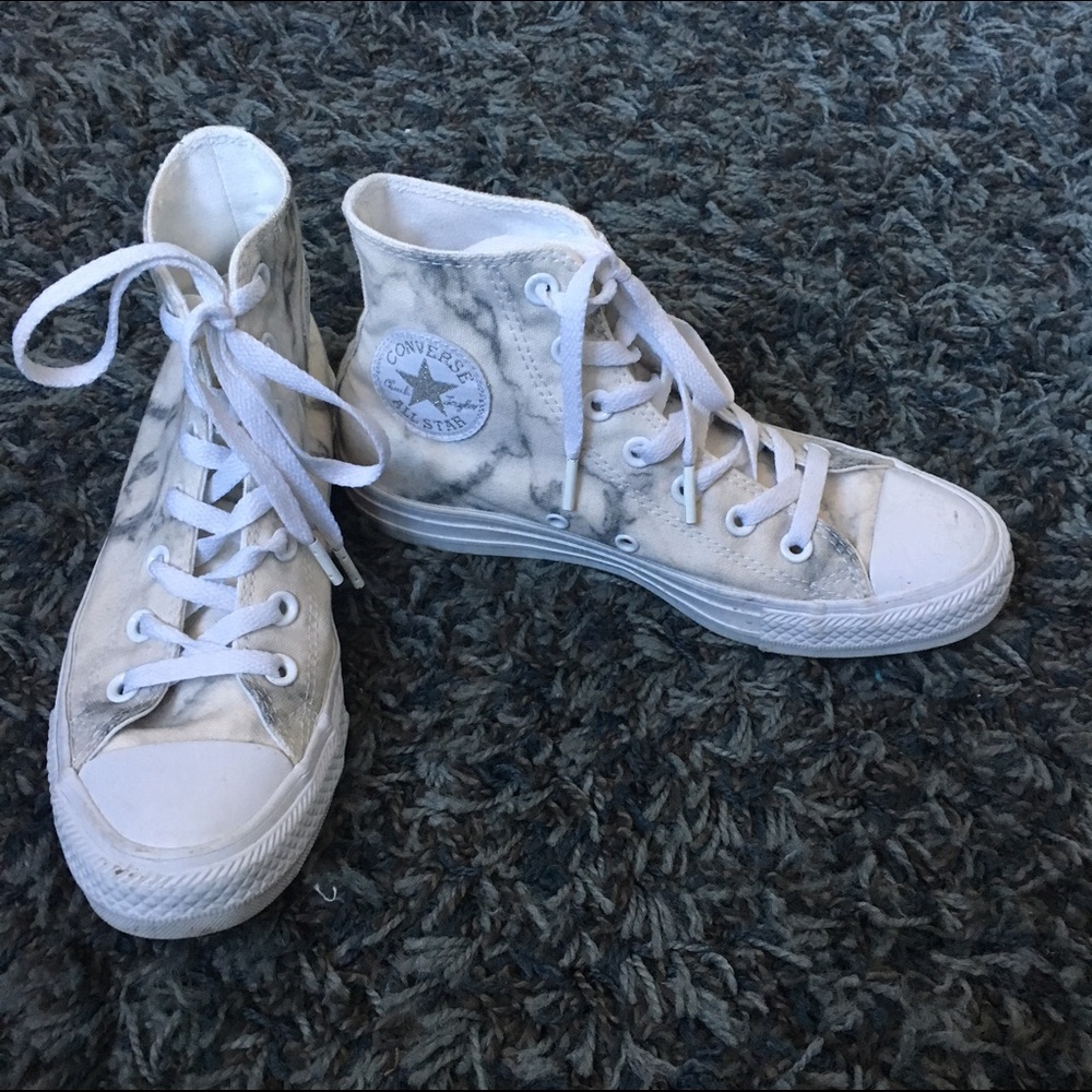 Customized marble converse