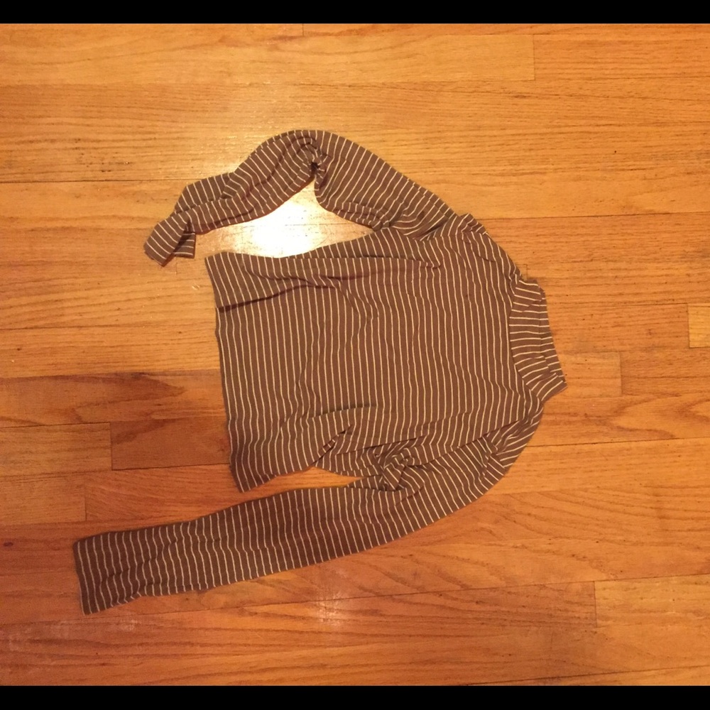 long sleeve crop top