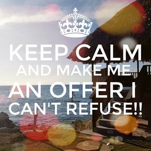 I accept reasonable offers!!