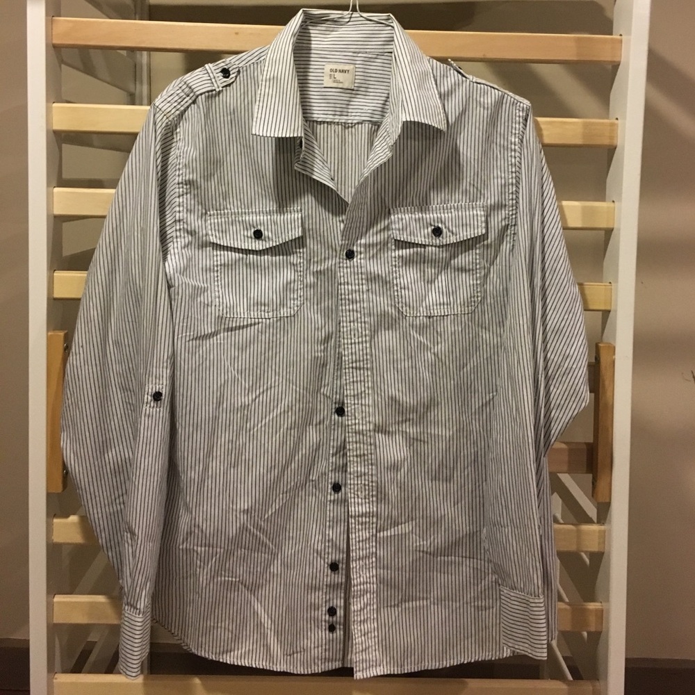 Old Navy button up shirt.