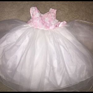 pink and white tutu dress