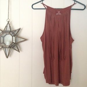 american eagle fringe tank!
