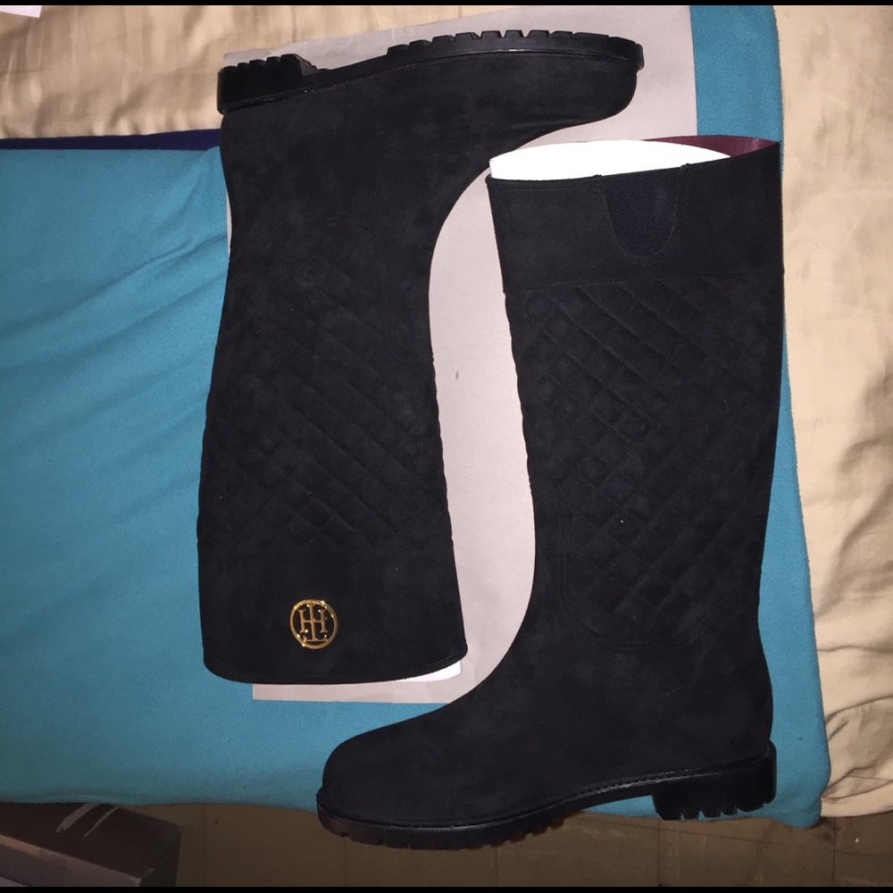 Tommy Hilfiger Women's Suede Boots Size 11