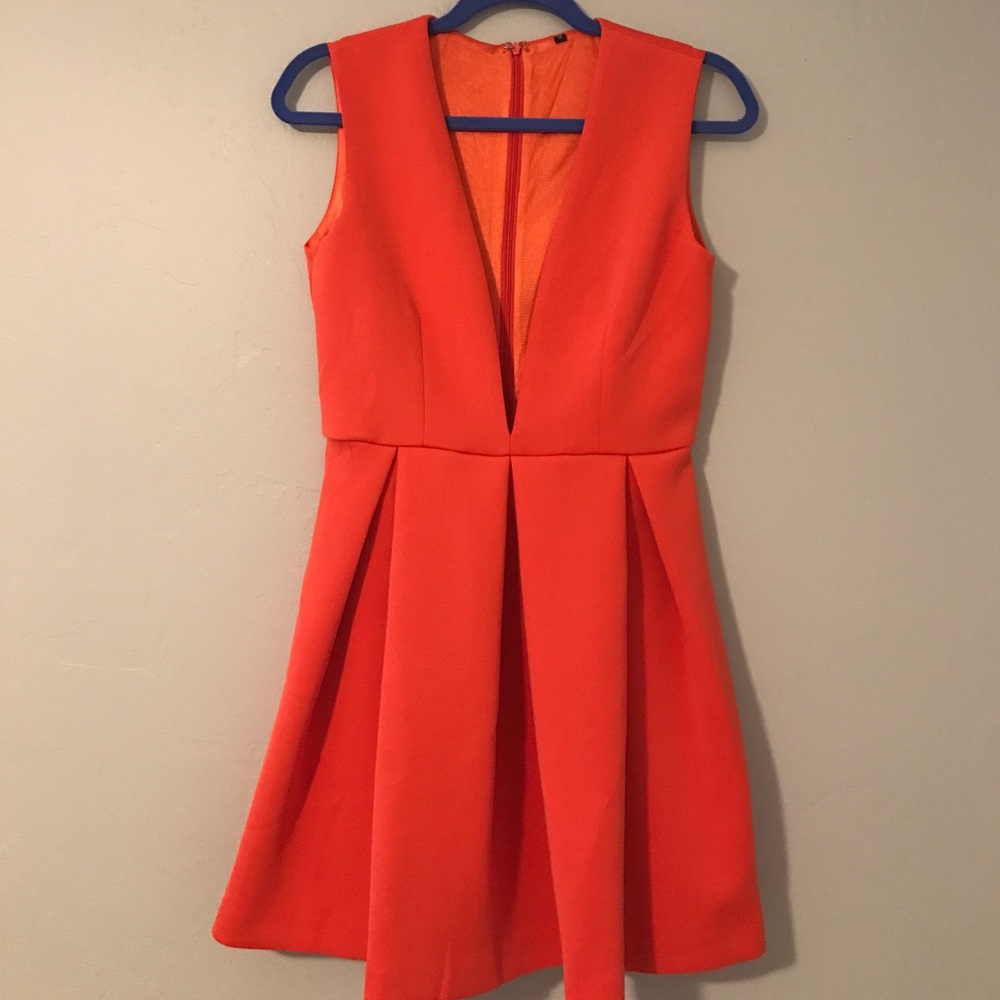 Orange dress