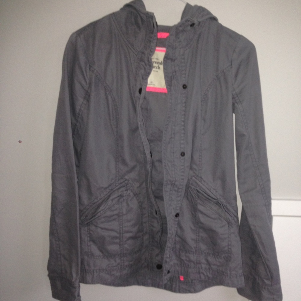 cute grey jacket